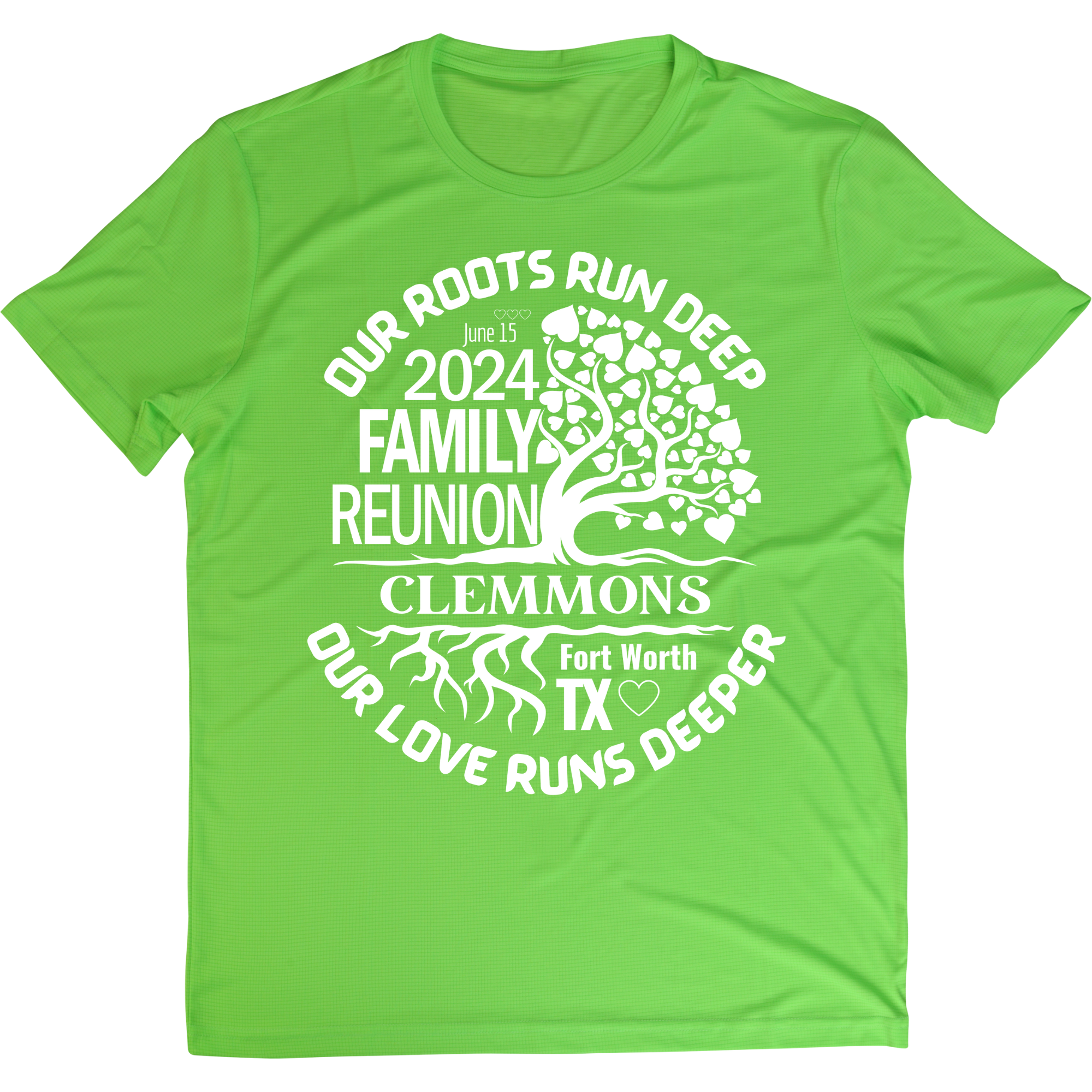 Our Roots Run Deep Family Reunion Shirts | Krafty Luxe Designs LLC, image size:2000x2000